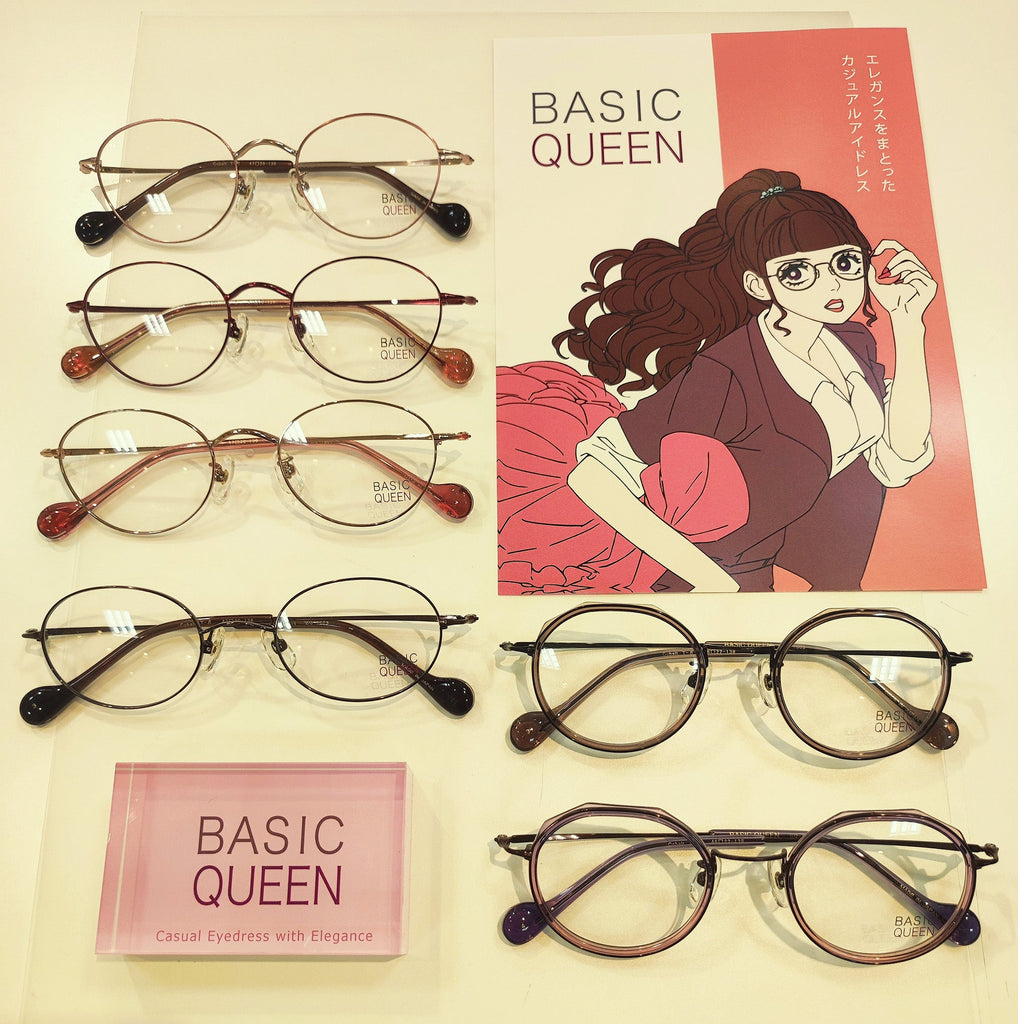 シンプルなかけ心地【 BASIC QUEEN 】　～メガネ補聴器のイシガミ高槻店～