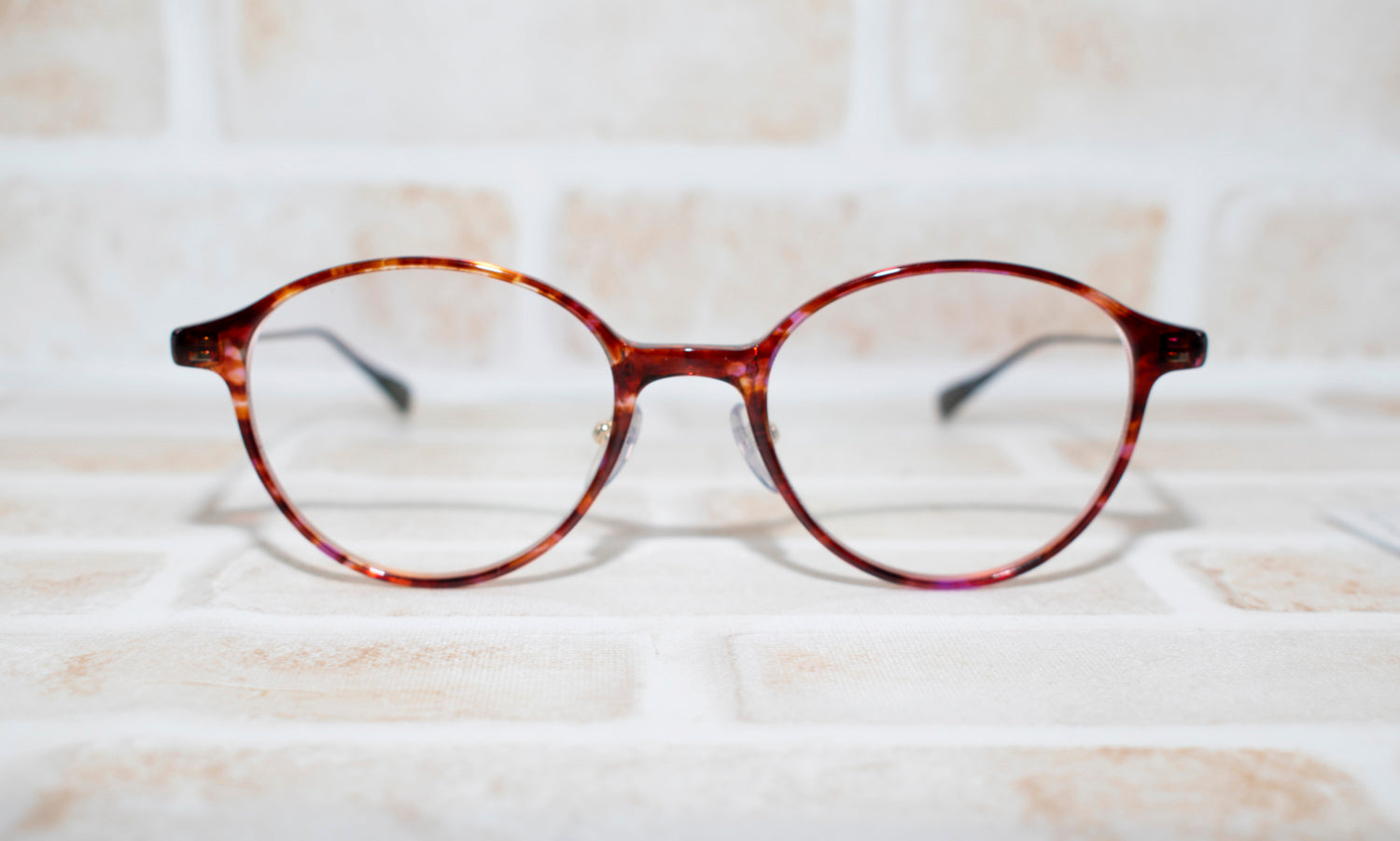 定価38,500円tonysame　Premium 紅縞　セルロイド　伊達メガネ DSC_0368_a6a707f8-552a-4a02-